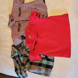 3 polo boys shirts